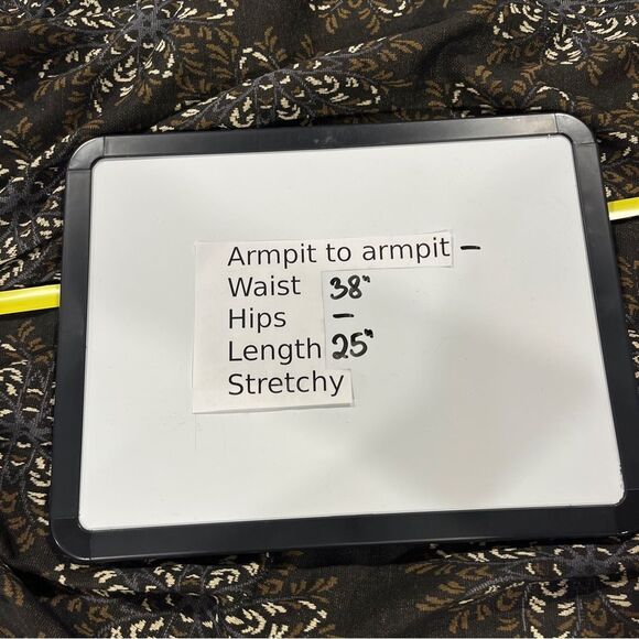 LuLaRoe Madison floral Patterned Skater style‎ plus size stretchy Skirt size 3XL - Picture 5 of 10